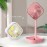 Portable Lifting Rotating Small Fan Desktop Electric Fan Usb Wire Powered Light Weight Easy To Carry For Home Office And Travel