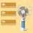 Handheld Fan Electronic Rechargeable Portable Summer Travel Cooler 3 Speeds Cordless Mute Desktop Cooling Fan Phone Holder