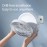 New Remote Control Wireless Circulating Air Cooling Fan with LED Light Folding Electric Wall-mounted Fan Desktop Fan USB