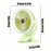 1pcLarge Capacity Fan Portable Fan Can Be Clipped Desktop Fan USB Charging With Light Summer Fan Cool Big Wind For Outdoor Camping Use