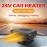 Car 12v Car Heater Electric Mini Car Electric Heater 24v Window Glass Defrosting Defogging Heating