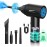 3 In 1 Compressed Air Duster 60000RPM Cordless Dust Blower 6000mAh Rechargeable 15000PA Vacuum Cleaner Electric Air Pump Portable For Computer Keyboard Sofa Home Car