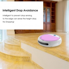 4 IN 1 Function Strong Suction  New Smart Sweeping Robot Automatic Vacuum Cleaner Powerful Dust Catcher with UV Sterilization Function for Home Office Floor Garbage & Dirt Cleaning