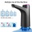 5 Gallon Water Dispenser Automatic Electric Water Bottle Pump With USB Charging Water Jug Pump Portable Water Bottle Dispenser For Home Office Outdoor, Universal 2-5 Gallon Bottle
